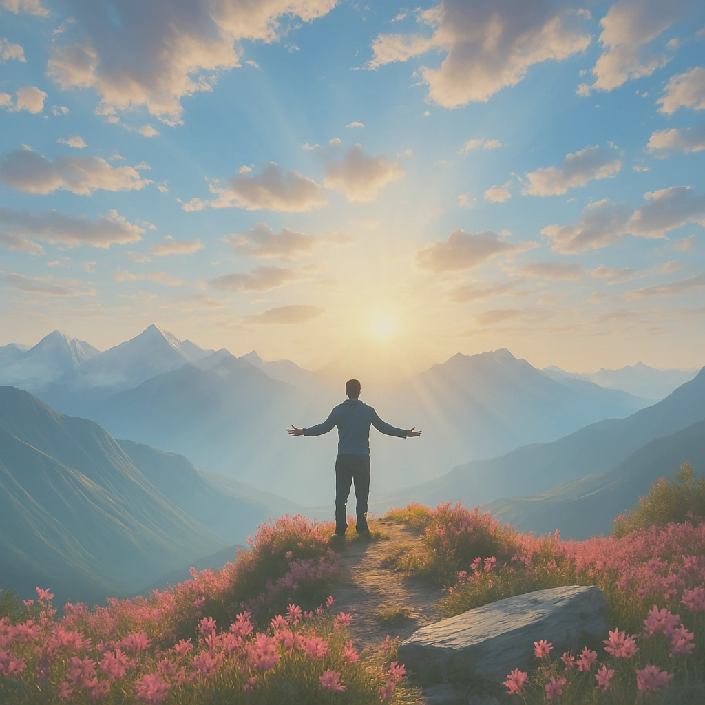 Illustration foi et lumière